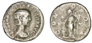 Aquilia Séréva - Denier (220, Rome) La Concorde Aquilia Séréva - Denier (220, Rome) La Concorde