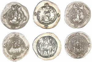 Lot de 3 Sassanides
