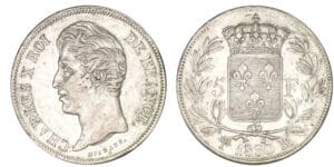 5 francs Charles X - 2ème type 1830 MA (Marseille) 5 francs Charles X - 2ème type 1830 MA (Marseille)