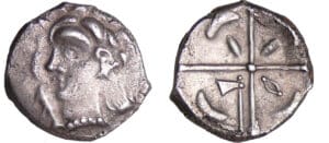 Tectosages - Drachme à la tête romanisée (121-52 av J.-C.) Tectosages - Drachme à la tête romanisée (121-52 av J.-C.)