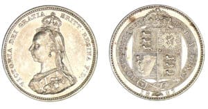 Angleterre - Victoria - Shilling 1887