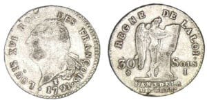 30 sols type FRANCOIS 1791 I (Limoges) 2ème semestre