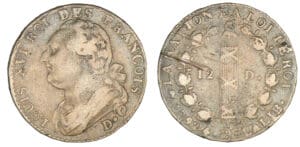 12 deniers type FRANCOIS 1792 D. (Dijon)