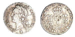 Louis XV - Vingtième d'écu au bandeau 1765 A (Paris)