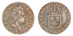 Louis XV - Sol à la vieille tête 1768 A (Paris)