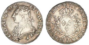 Louis XVI - Demi-écu au buste habillé 1790 A (Paris)