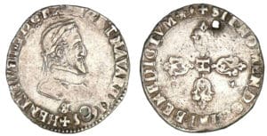 Henri IV - Demi-franc 1605 & (Aix)