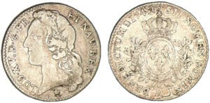Louis XV - Cinquième d'écu au bandeau 1742 R (Orléans)