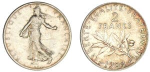 2 francs Semeuse 1909