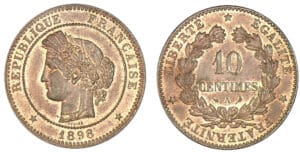 10 centimes Cérès 1898 A (Paris)