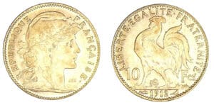 10 francs Marianne 1912 A (Paris)