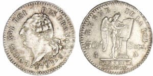 30 sols type FRANCOIS 1791 A (Paris)