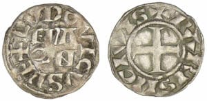 Louis VII - Denier de Paris 3ème type