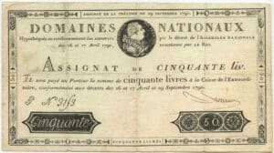 Assignat de 50 livres - Emission du 29 sept. 1790