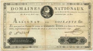 Assignat de 60 livres - Emission du 29 sept. 1790