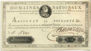 Assignat de 60 livres - Emission du 19 juin 1791