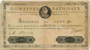 Assignat de 100 livres - Emission du 19 juin 1791
