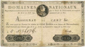 Assignat de 100 livres - Emission du 19 juin 1791