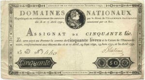 Assignat de 50 livres - Emission du 30 avril 1792