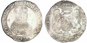 Flandre - Charles II - Ducaton 1673 (Brugge)