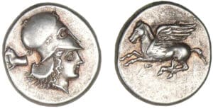 CORINTHE - Statère au Pégase - IVème période (415-387 av. J.-C.)