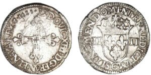 Louis XIII - Quart d'écu 1611 C (Saint-Lô)