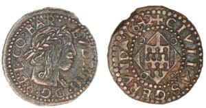 Louis XIII - Sizain 1642 (Gérone)