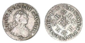 Louis XV - Huitième aux 8 L 1725 A (Paris)