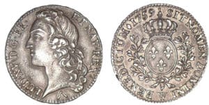 Louis XV - Demi-écu au bandeau 1759 W (Lille)