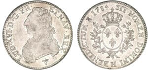 Louis XVI - Ecu au buste habillé 1784 H (La Rochelle)