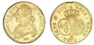 Louis XVI - Double louis d'or au buste habillé 1776 K (Bordeaux)