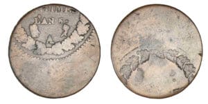 5 centimes Dupré grand module An 5 A (Paris) Frappe casquette et incuse 5 centimes Dupré grand module An 5 A (Paris) Frappe casquette et incuse