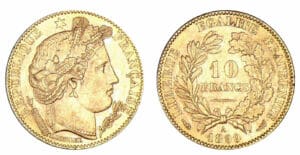 10 francs Cérès 1899 A (Paris)