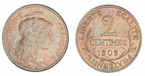 2 centimes Dupuis 1909 2 centimes Dupuis 1909