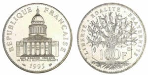 100 francs Panthéon 1995