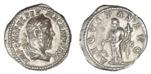 Macrin - Denier (218, Rome) Macrin - Denier (218, Rome)