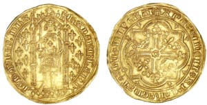 Provence - Louis Ier d'Anjou - Franc à pied d'or du 1er type (Avignon)