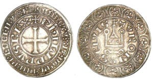 Philippe IV - Gros tournois à l'O rond