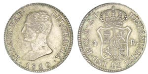 Espagne - José Napoléon - 4 reales 1810 AI (Madrid)