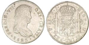 Bolivie - Ferdinand VII - 8 reales 1823 PJ (Potosi)