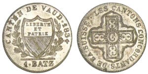Suisse - Vaud - Batzen 1834 Suisse - Vaud - Batzen 1834
