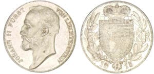 Liechtenstein - Jean II - 5 kronen 1915 Liechtenstein - Jean II - 5 kronen 1915