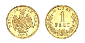 Mexique - 1 peso 1874 (Mexico) Mexique - 1 peso 1874 (Mexico)