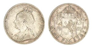 Chypre - 9 piastres 1901