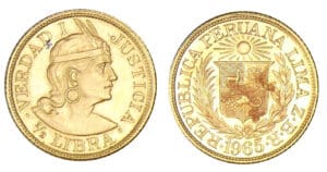 Pérou - 1/2 libra 1965 (Lima) Pérou - 1/2 libra 1965 (Lima)