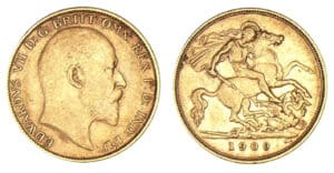 Australie - Edouard VII - 1/2 souverain 1909 M (Melbourne)