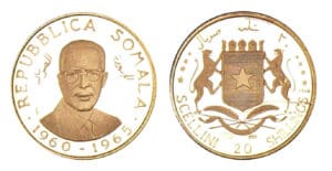 Somalie - 20 shilling 1965-66 Somalie - 20 shilling 1965-66