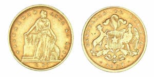 Chili - 2 pesos 1857