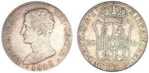 Espagne - José Napoléon - 20 reales 1812 AI (Madrid)