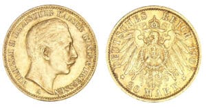 Allemagne - Prusse - Guillaume II - 20 marks 1905 A (Berlin)